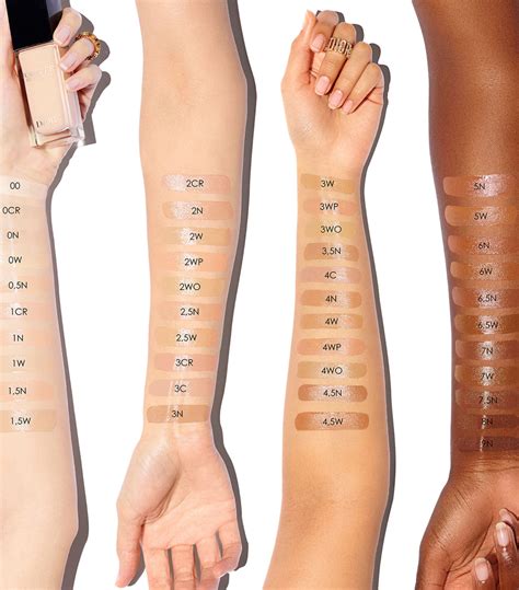 dior forever skin glow avis|Dior forever foundation color chart.